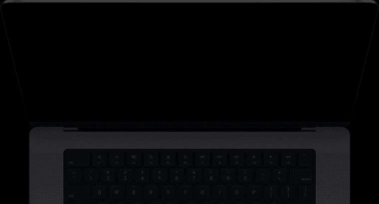 Dashboard preview on MacBook Pro